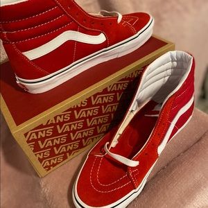 Red High Top Vans